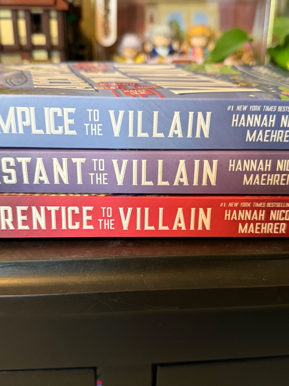 To the Villain Paperback Book Set - Blue, Purple, Red Spines
